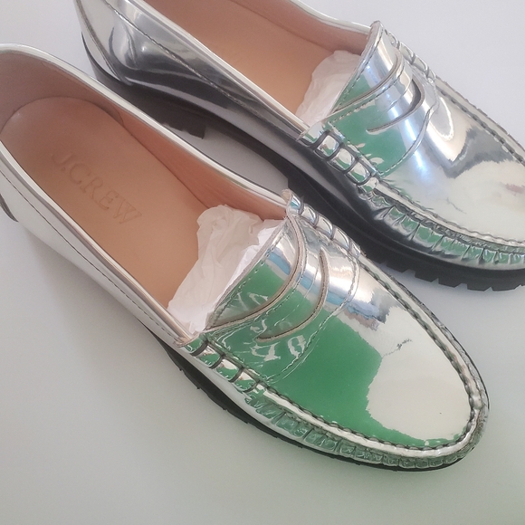*NIB* J.CREW Winona lug-sole penny loafers (sz 7.5) - Picture 5 of 9